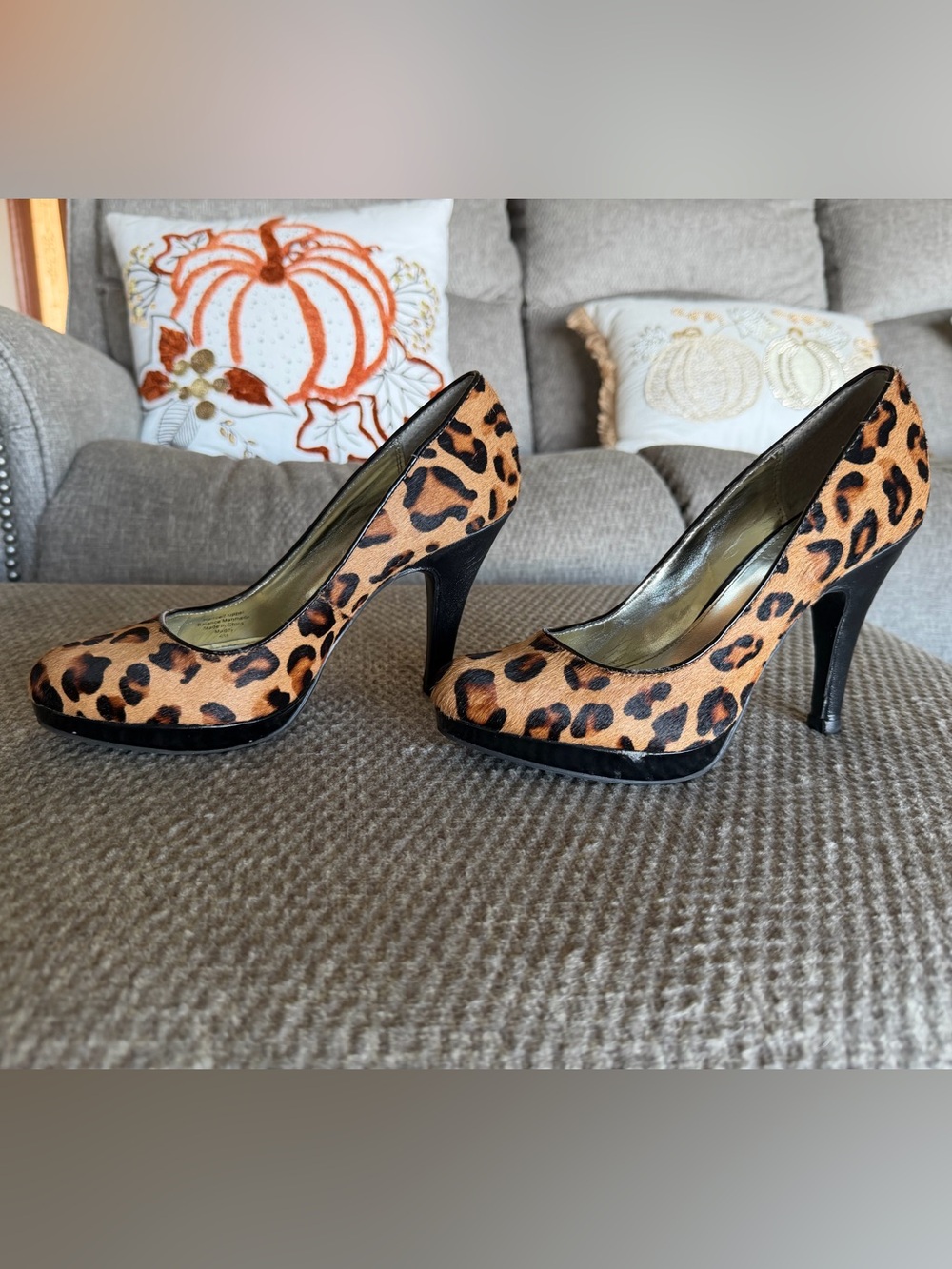 Leopard Print Pumps